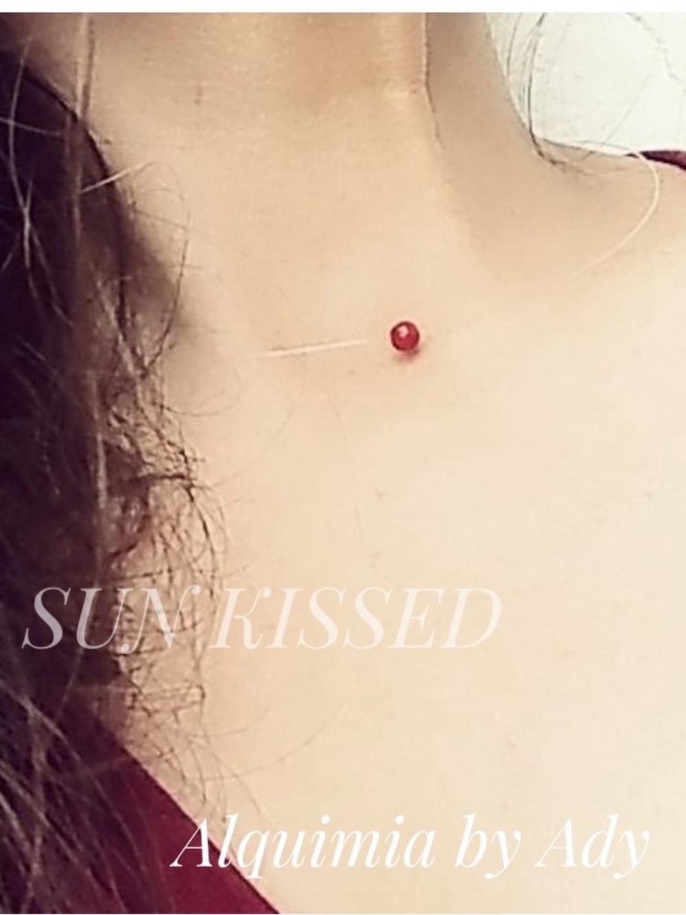 FLOATING CORAL 🪸 Red Single Bead Necklace